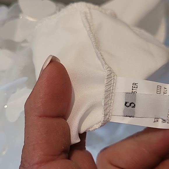 3D white butterfly Maxi Dress size small - Picture 4 of 8